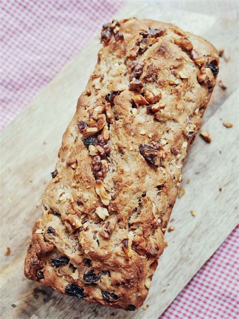 Rosinen Walnuss Brot Mit Ahornsirup Und Zimt Vegan Barsista