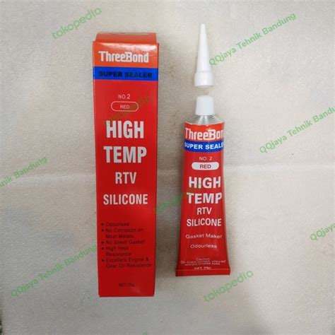 Jual Threebond High Temp Red RTV Silicone Kota Bandung QQ Jaya