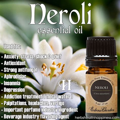 Neroli Essential Oil Herbs Health And Happiness