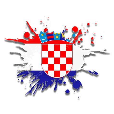 Croatia Flag Croatia Flag Croatia Day Png Transparent Clipart Image