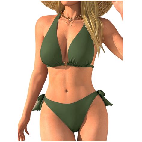 Women S U Wire Bikini Set Sexy High Cut Cheeky Bathing Suit Two Piece