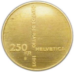 Moneda Francs Th Anniv Swiss Confederation Suiza