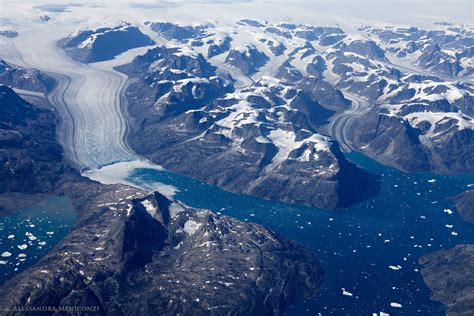 Aerialview_tidewater glaciers_Greenland — Yacht Charter & Superyacht News