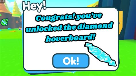 I FINALLY Unlocked The Diamond Hoverboard Pet Simulator X Roblox