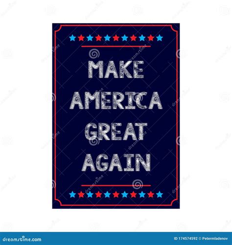 Make America Great Again Quote Vector Design For T Shirt Graphics