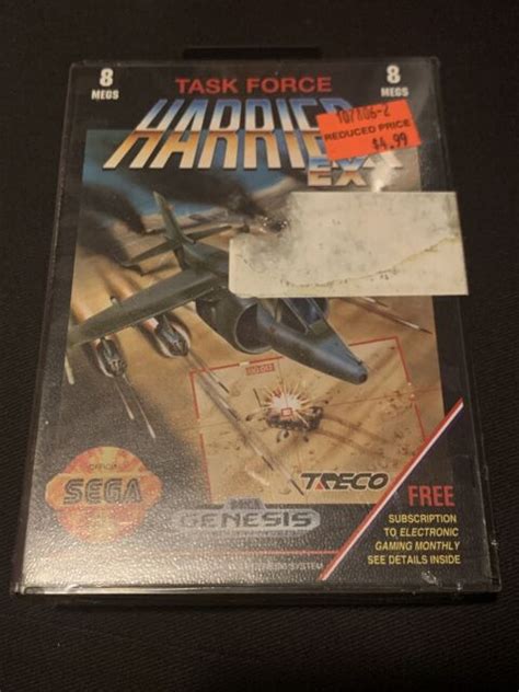 Task Force Harrier EX Sega Genesis 1991 For Sale Online EBay