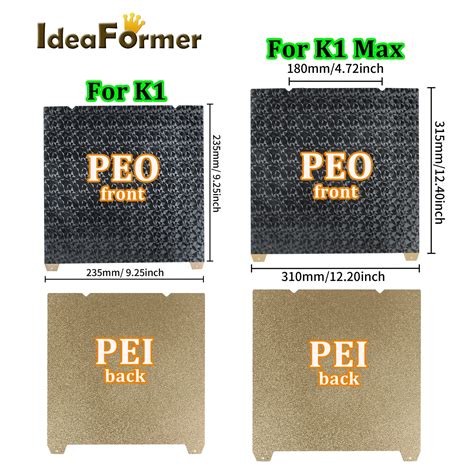 Upgrade Bed Peo Pei Sheet Double Side Heat Bed Mm Pei Magnetic