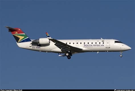 Zs Nmn South African Express Canadair Crj 200 South African Airlines