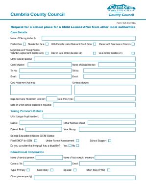 Fillable Online CLA School Request Form Fax Email Print PdfFiller