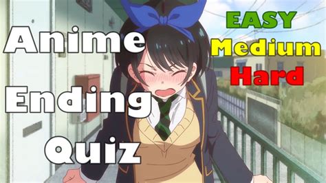 Anime Ending Quiz 30 Endings Easy Medium Hard YouTube