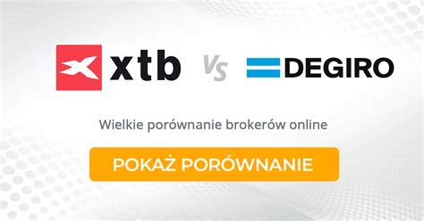 XTB vs DEGIRO który broker jest lepszy w 2024 prawda