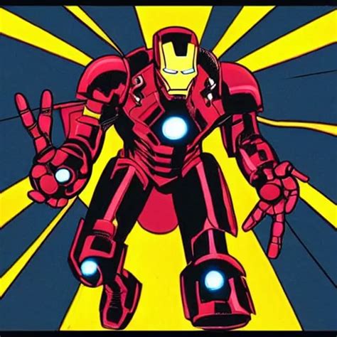 Black Sabbath S Iron Man Meets Marvel S Iron Man Stable Diffusion