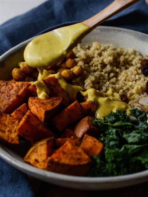 Moroccan Sweet Potato Nourish Bowl Naturallie Plant Based