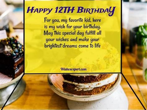 50 Best Happy 12th Birthday Quotes And Wishes