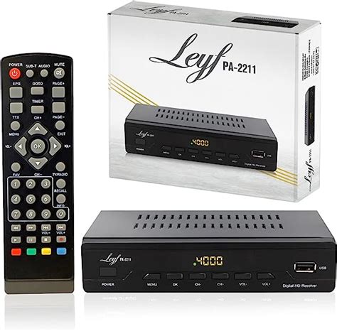 LEYF PA 2211 Decoder DVB T2 Full HD 1080p Ricevitori Digitale Terrestre