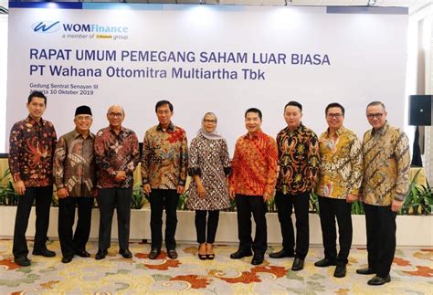 wom finance rombak susunan direksi