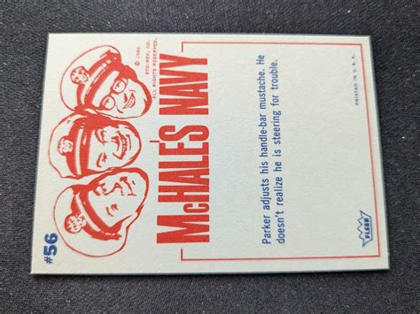 1965 Fleer McHale S Navy Card 56 Just Call Me Handsome Harry NM EBay