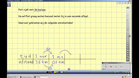 Omrekenen Km Uur Naar Ms Youtube