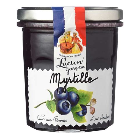 Confiture Myrtille Sauvage Lucien Georgelin 320 G La Belle Vie