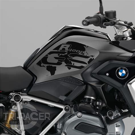 Adesivo Protetor Lateral Tanque Bmw R Gs Sport Mapa