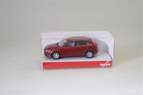 1 87 Herpa 033305 Audi A3 Sportback Dkl Rot Met Neuw Ovp