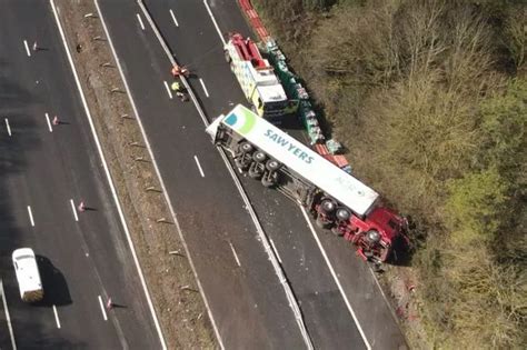 M5 reopens fully nearly 24 hours after dramatic lorry crash - Devon Live