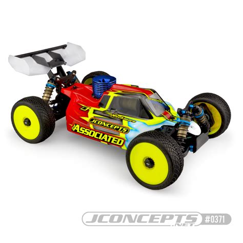 JConcepts Silencer RC8B3 1 Clear Body RC Car Action