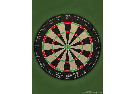 Vector Dart Board | Free Vector Art at Vecteezy!