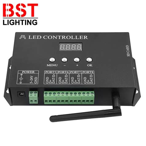 H807SA H807SB Artnet DMX To SPI LED Pixel Controller With SD Card 8