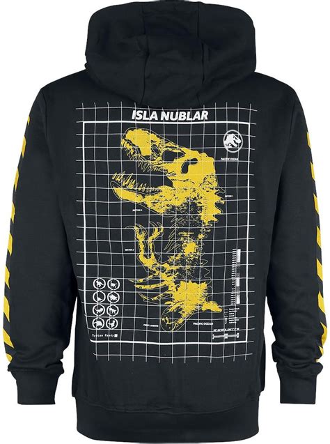 Jurassic Park Isla Nublar Bluza Z Kapturem Rozpinana Czarny Ceny I