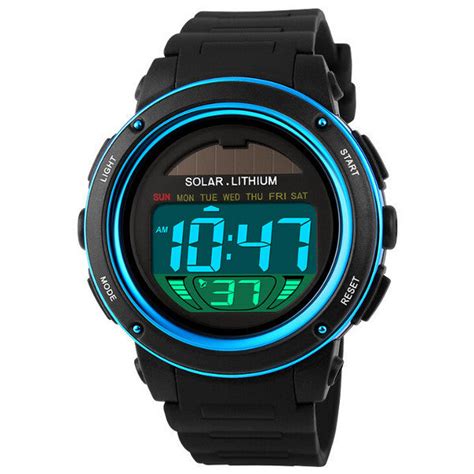 Skmei Led Date Chronograph Waterproof Men Sport Watch Dennisdeal