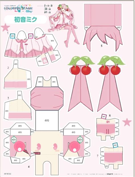 Sakura Miku Paper Craft Origami Geometrici Istruzioni Per Origami