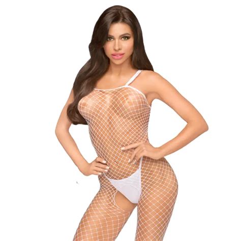 PENTHOUSE BODY SEARCH WHITE BODYSTOCKING XL Erosart