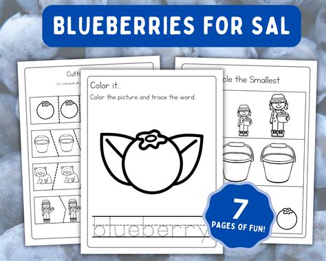 Blueberries for Sal Activities | Book Based Learning