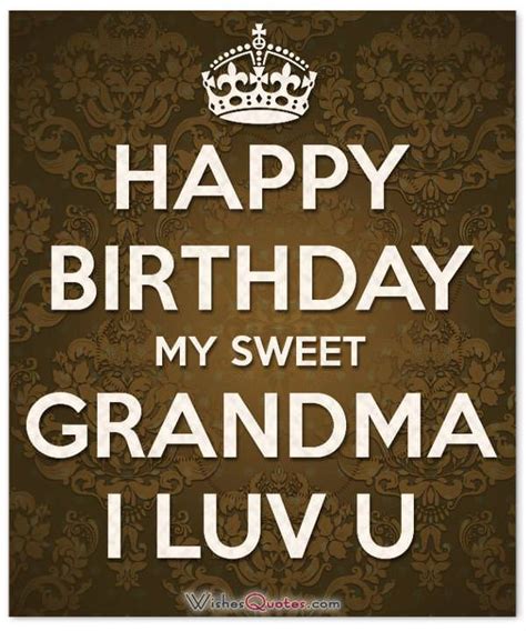 Birthday Wishes That Any Grandma Will Like To Receive