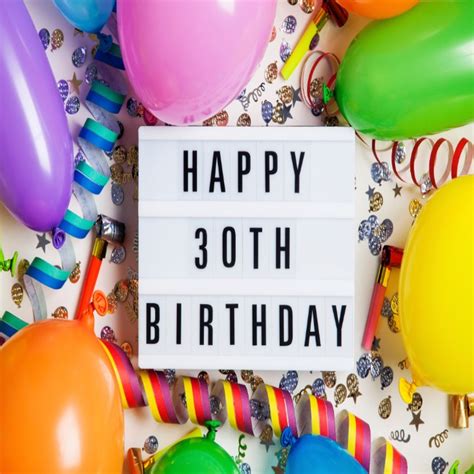 Happy 30th Birthday Wishes: Celebrate milestones with Joy