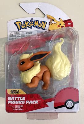 Nib Pokemon Battle Flareon Action Minifigure Figure Pack Toy Ebay