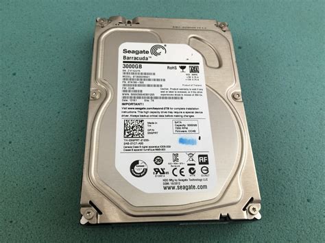 Seagate Barracuda ST3000DM001 3TB 7200RPM 3 5 SATA Internal Hard Drive