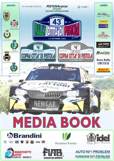 Calaméo Media Book 43 Rally Citta Di Pistoia 2022