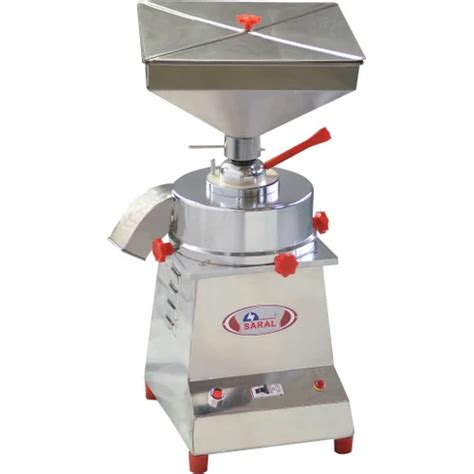 6 Inch Table Top Square Domestic Flour Mill Capacity 7 15 Kg Hr At