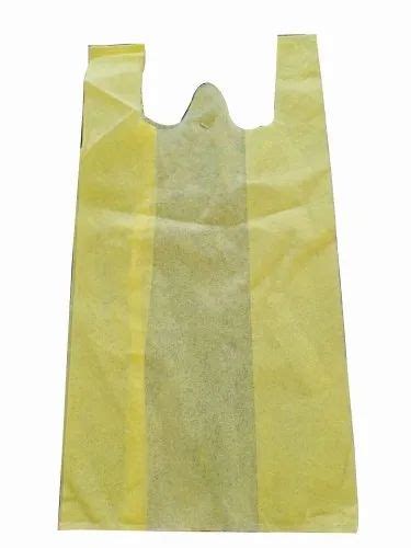 W Cut Non Woven Carry Bags Semi For Grocery Size Dimension 13 16