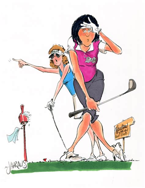 Slicing Golfer Cartoon Funny T For Slicing Golfer