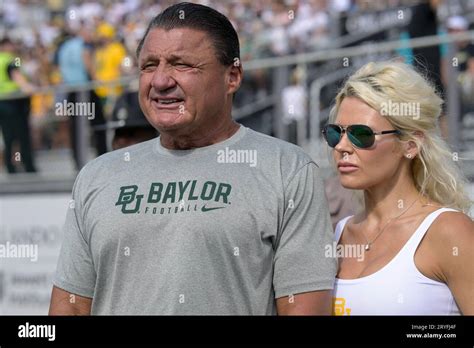 Former Lsu Football Head Coach Ed Orgeron Left And His Girlfriend