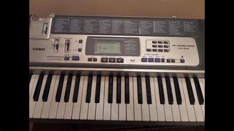 Casio Lk 100 Electronic Keyboard 61 Key Youtube