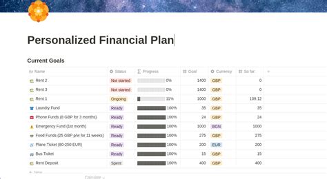 How I Organize My Saving Goals In Notion Rnotion