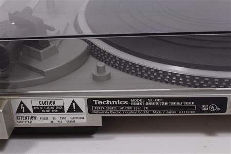 Lot Technics Sl Bd Fg Servo Turntable System