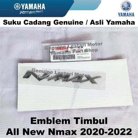 Jual Stiker Logo Emblem Silver All New Nmax N Max Asli Ori Yamaha