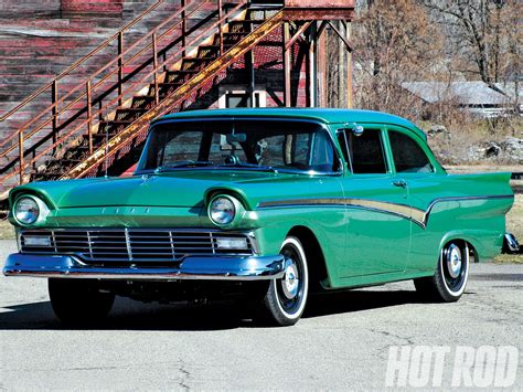 Jim Seafuses 1957 Ford Custom 300 Sedan Snake In The Grass Hot Rod