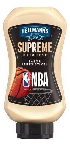 Maionese Nba Supreme Squeeze 330g Hellmann S MercadoLivre