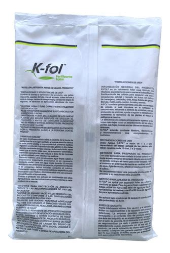 K Fol 1 Kg Nutriente Foliar Alto En Potasio Arysta Mercadolibre